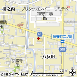 愛知日産神守店周辺の地図