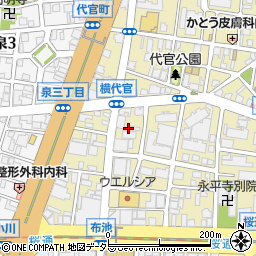 愛知県名古屋市東区代官町31周辺の地図