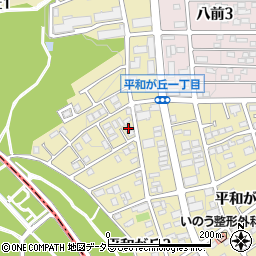 愛知県名古屋市名東区平和が丘2丁目62周辺の地図