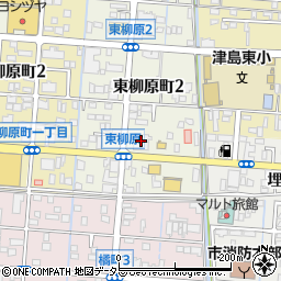 いちい信用金庫津島営業部周辺の地図