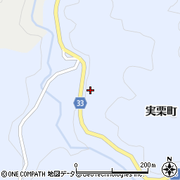 愛知県豊田市実栗町久楽後周辺の地図