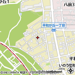 愛知県名古屋市名東区平和が丘2丁目50周辺の地図