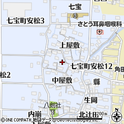 愛知県あま市七宝町安松中屋敷2046周辺の地図