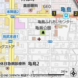 名鉄協商亀島１丁目第３駐車場周辺の地図