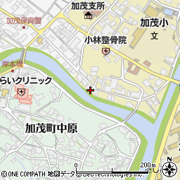 岡山県津山市加茂町塔中3周辺の地図
