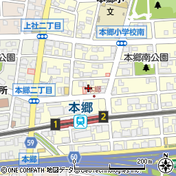 本郷ステーション歯科周辺の地図