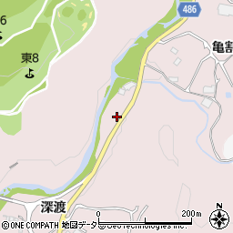 愛知県豊田市御作町深渡周辺の地図