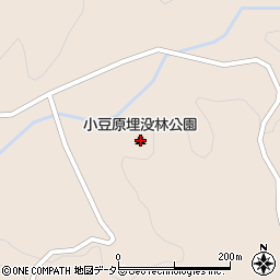 小豆原埋没林公園周辺の地図