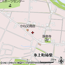 兵庫県丹波市氷上町柿柴142周辺の地図