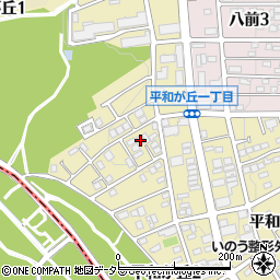 愛知県名古屋市名東区平和が丘2丁目56周辺の地図