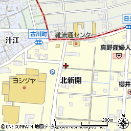 至知ゼミナール　津島校周辺の地図