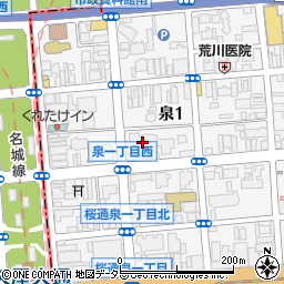 岡谷電機産業株式会社　名古屋営業所周辺の地図
