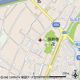 静岡県富士市伝法1658-6周辺の地図
