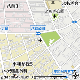 愛知県名古屋市名東区平和が丘5丁目105周辺の地図