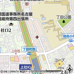 愛知県名古屋市名東区丁田町57周辺の地図