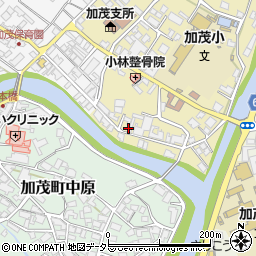 岡山県津山市加茂町塔中17周辺の地図