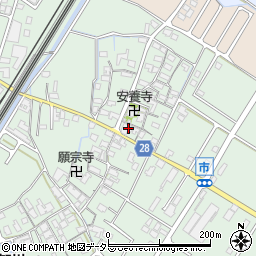 滋賀県愛知郡愛荘町市1049周辺の地図