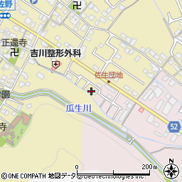 滋賀県東近江市佐野町192-1周辺の地図