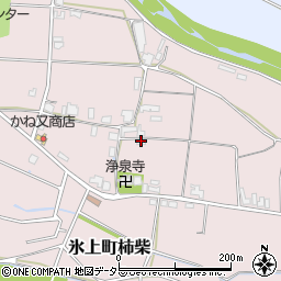 兵庫県丹波市氷上町柿柴193周辺の地図