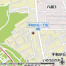 愛知県名古屋市名東区平和が丘2丁目116周辺の地図