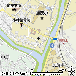 岡山県津山市加茂町塔中40周辺の地図