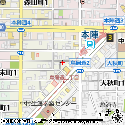 愛知県名古屋市中村区上ノ宮町1丁目46周辺の地図