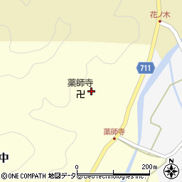 京都府京丹波町（船井郡）鎌谷中（寺谷）周辺の地図