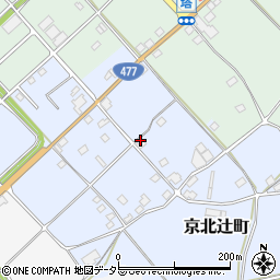 京都府京都市右京区京北辻町狭間ノ元周辺の地図