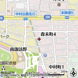 横井製菓周辺の地図