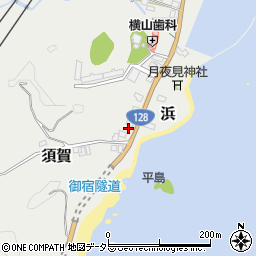 千葉県夷隅郡御宿町浜168周辺の地図