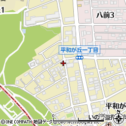 愛知県名古屋市名東区平和が丘2丁目60周辺の地図