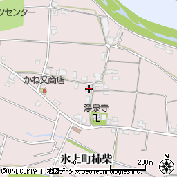 兵庫県丹波市氷上町柿柴179周辺の地図