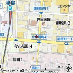 中京銀行津島中央支店周辺の地図