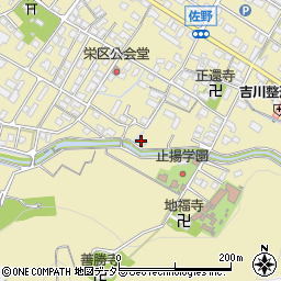 滋賀県東近江市佐野町824-1周辺の地図