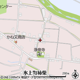 兵庫県丹波市氷上町柿柴195周辺の地図