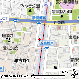 愛知県名古屋市西区那古野1丁目1-7周辺の地図