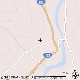静岡県浜松市天竜区水窪町奥領家3594-17周辺の地図