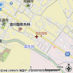 滋賀県東近江市佐野町191-3周辺の地図