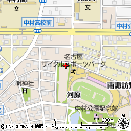中村公園トイレ５周辺の地図