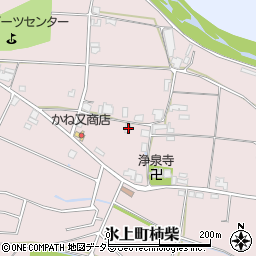 兵庫県丹波市氷上町柿柴155周辺の地図