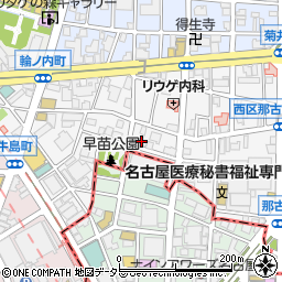ブルーム名駅周辺の地図