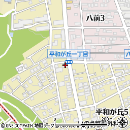 愛知県名古屋市名東区平和が丘2丁目119周辺の地図