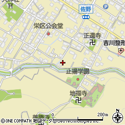 滋賀県東近江市佐野町823-2周辺の地図