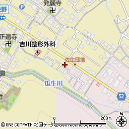 滋賀県東近江市佐野町191-2周辺の地図