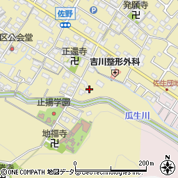 滋賀県東近江市佐野町844-2周辺の地図
