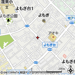 愛知県名古屋市名東区よもぎ台周辺の地図