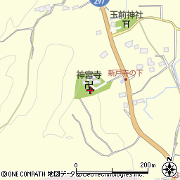 千葉県勝浦市新戸587周辺の地図