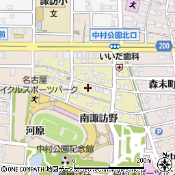 愛知県名古屋市中村区豊幡町周辺の地図