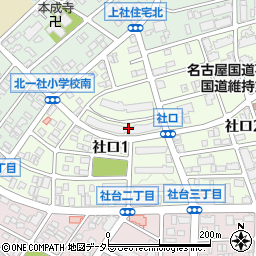 上社北住宅２号棟周辺の地図