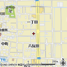 アップル津島中央道店周辺の地図